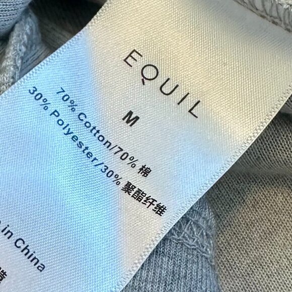 Equil x Lane Crawford Grey Terry Midi Dress Comfy Stretch Size Medium Women's - Picture 11 of 12